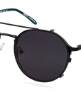 Clip On Sun Milo - Matt Black/Smoke