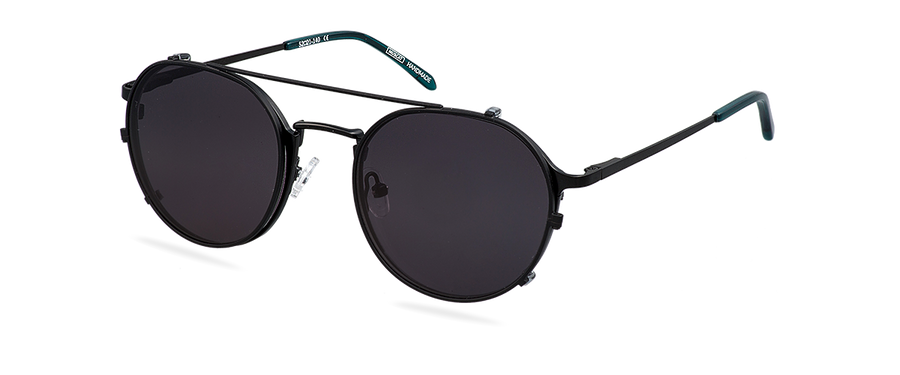 Clip On Sun Milo - Matt Black/Smoke