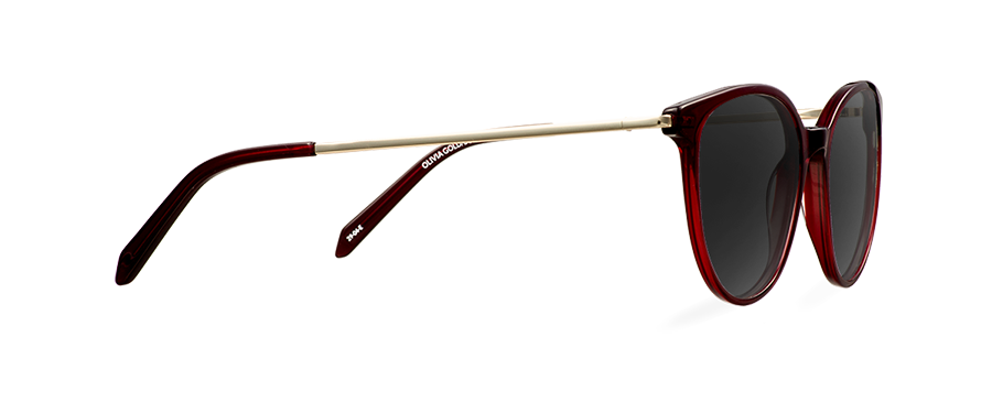 Sluneční brýle Olivia Gold/Burgundy