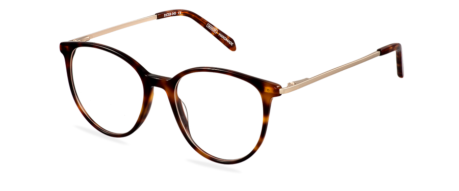 Čiré brýle Olivia Satin Gold/Brown Havana