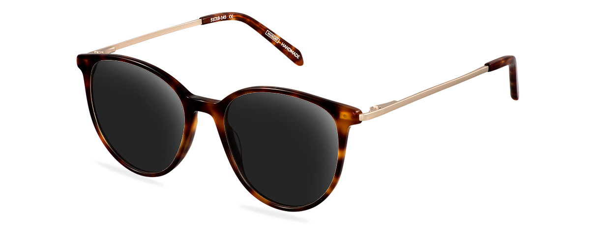 Sluneční brýle Olivia Satin Gold/Brown Havana