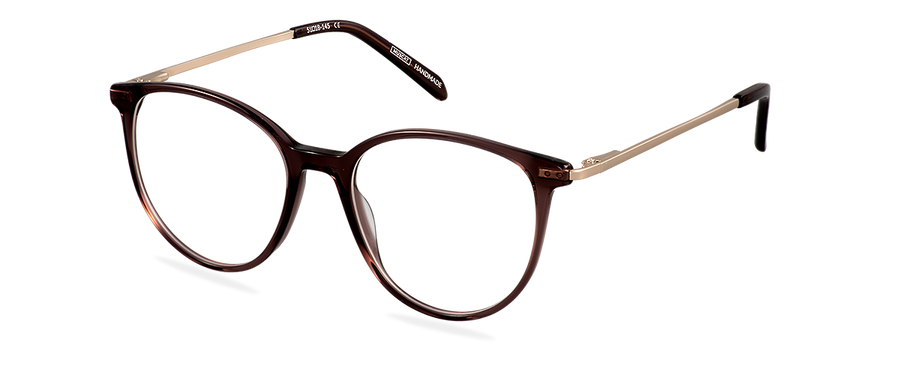 Počítačové brýle Olivia Satin Gold/Cocoa Brown