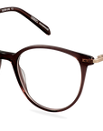 Čiré brýle Olivia Satin Gold/Cocoa Brown
