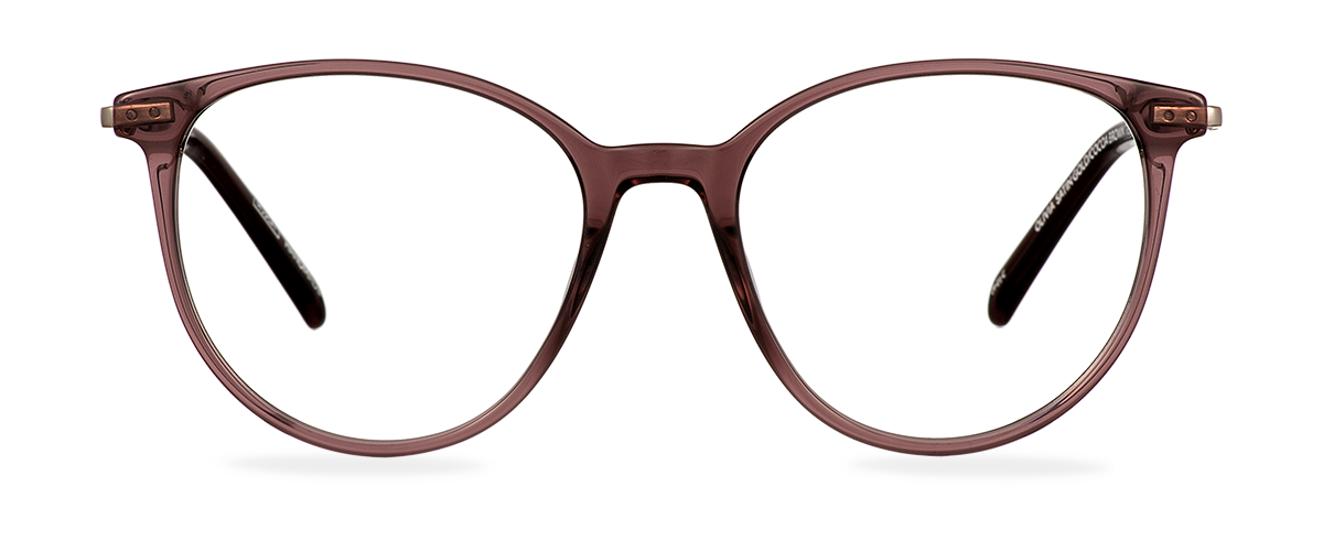 Počítačové brýle Olivia Satin Gold/Cocoa Brown