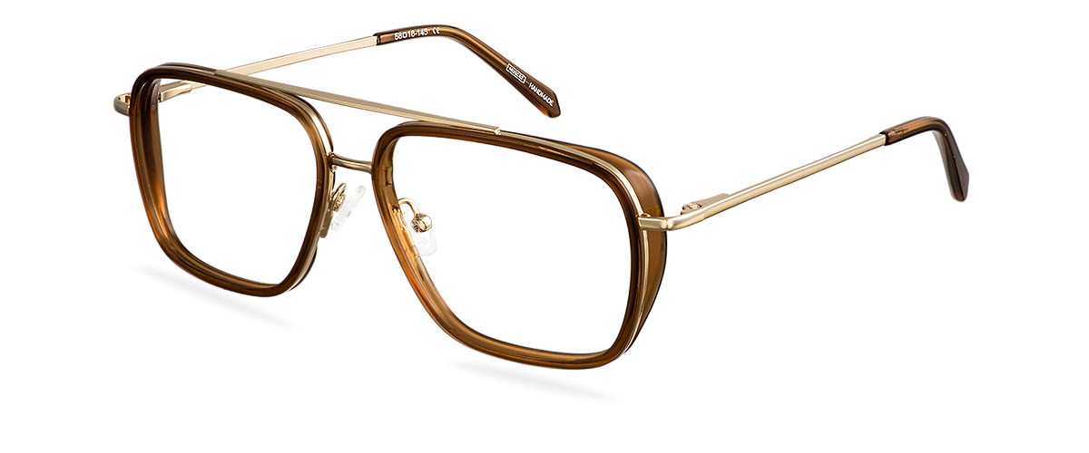 Čiré brýle Peter Gold/Chestnut Brown