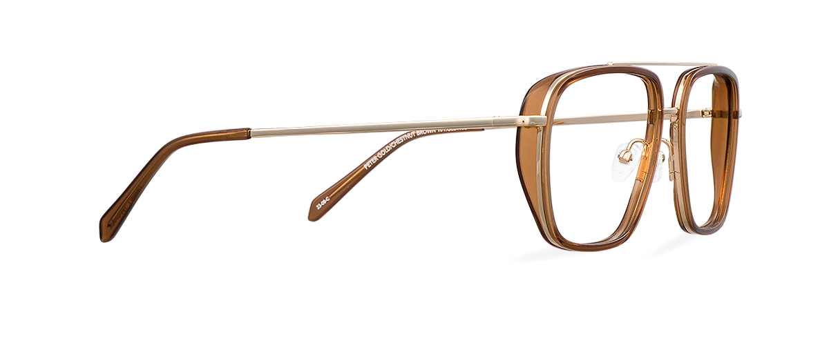 Počítačové brýle Peter Gold/Chestnut Brown