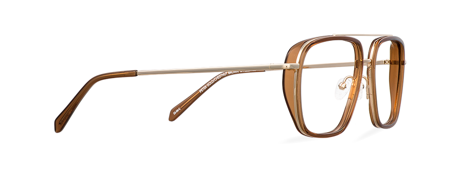 Čiré brýle Peter Gold/Chestnut Brown
