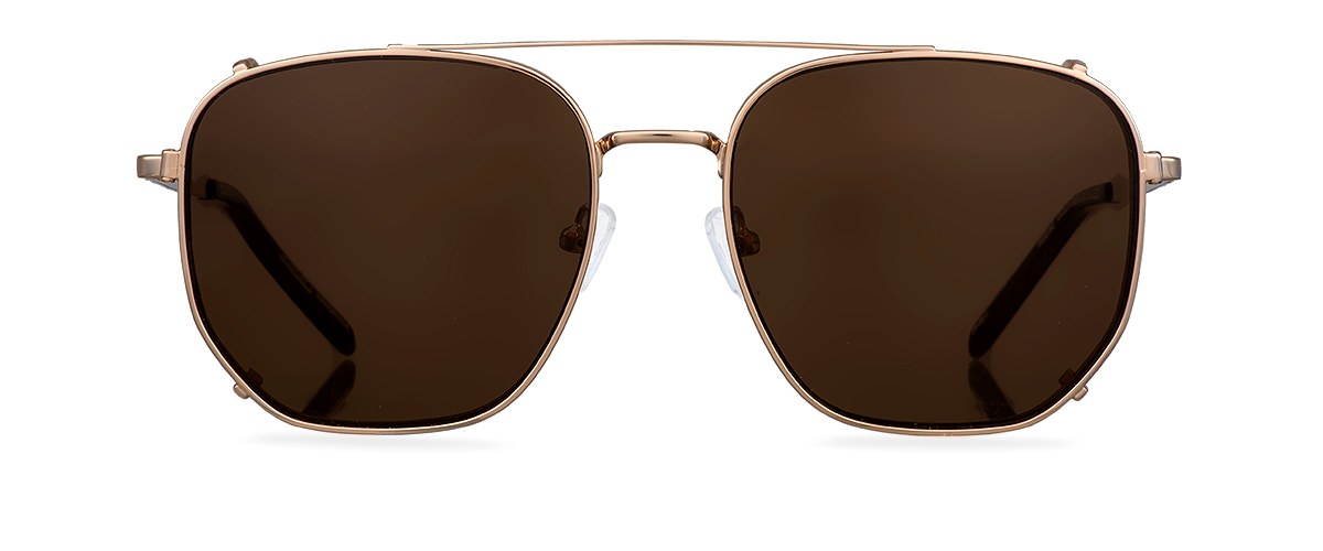 Clipon na brýle Reese Gold/Brown
