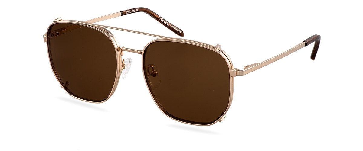 Clipon na brýle Reese Gold/Brown