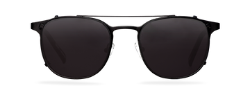 Clip On Sun Robin - Matt Black/Smoke