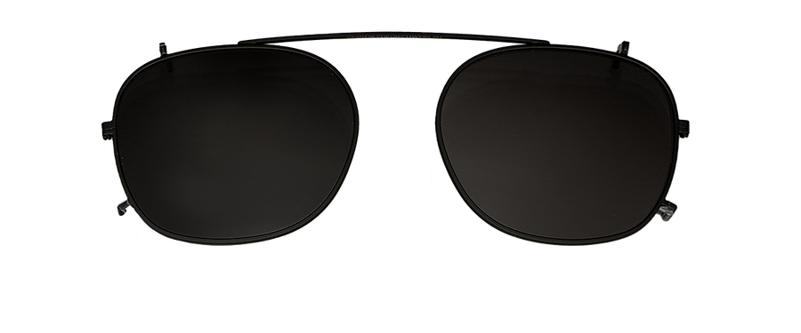 Clip On Sun Robin - Matt Black/Smoke