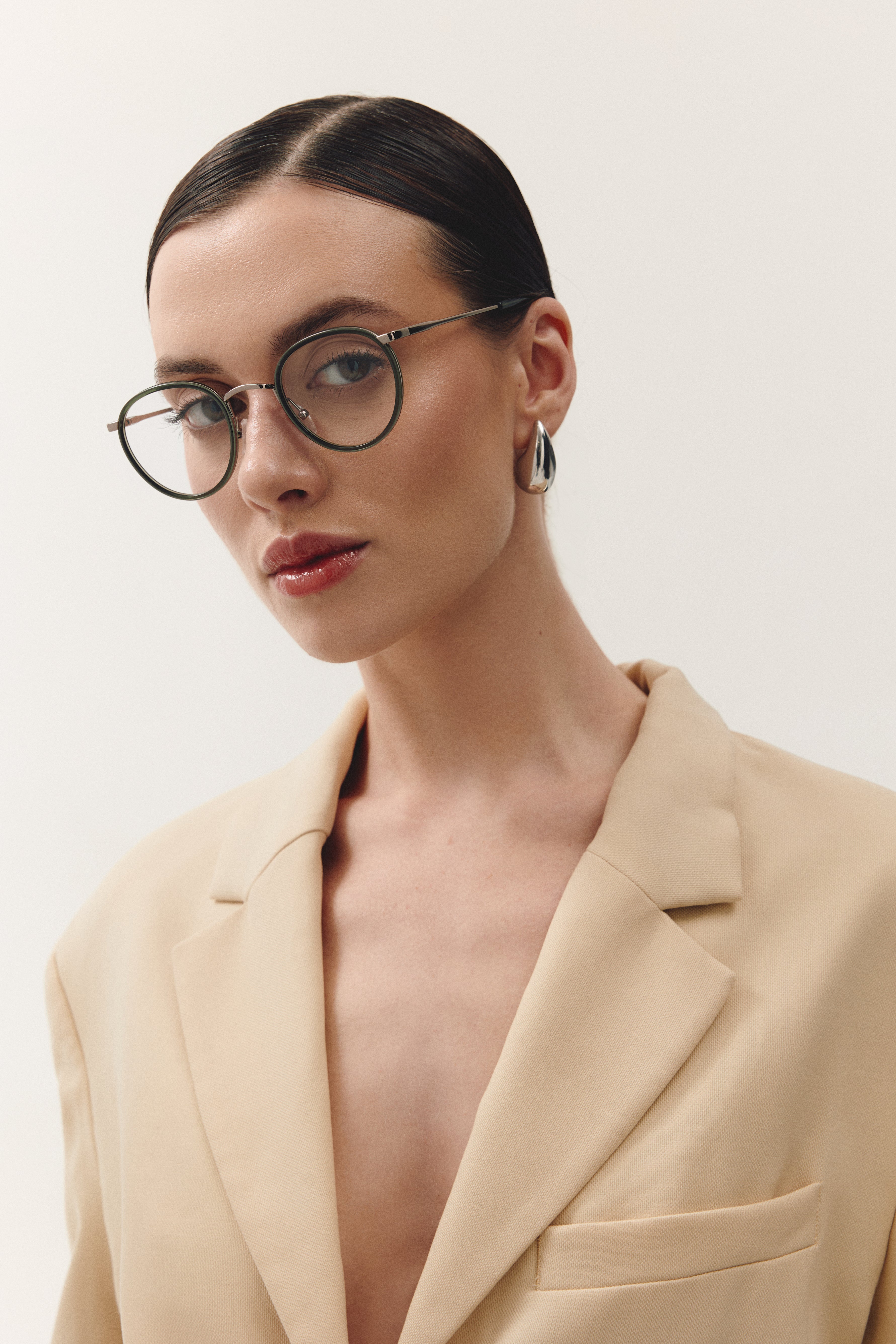 Čiré brýle Sydney Gunmetal/Pine