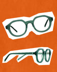 Počítačové brýle Cameron Ocean Green