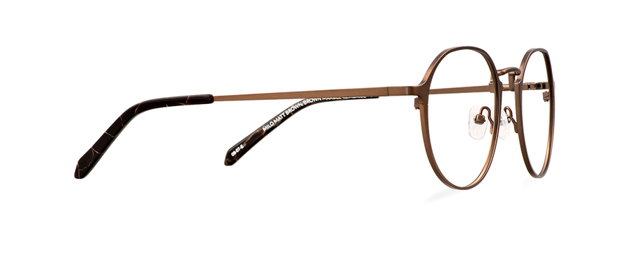 Čiré brýle Milo Matt Brown/Brown Marble