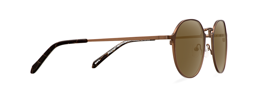 Sluneční brýle Milo Matt Brown/Brown Marble