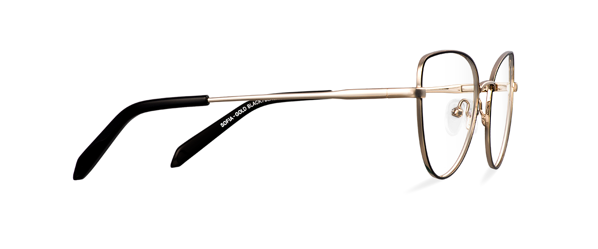 Počítačové brýle Sofia Gold Black/Black Magic
