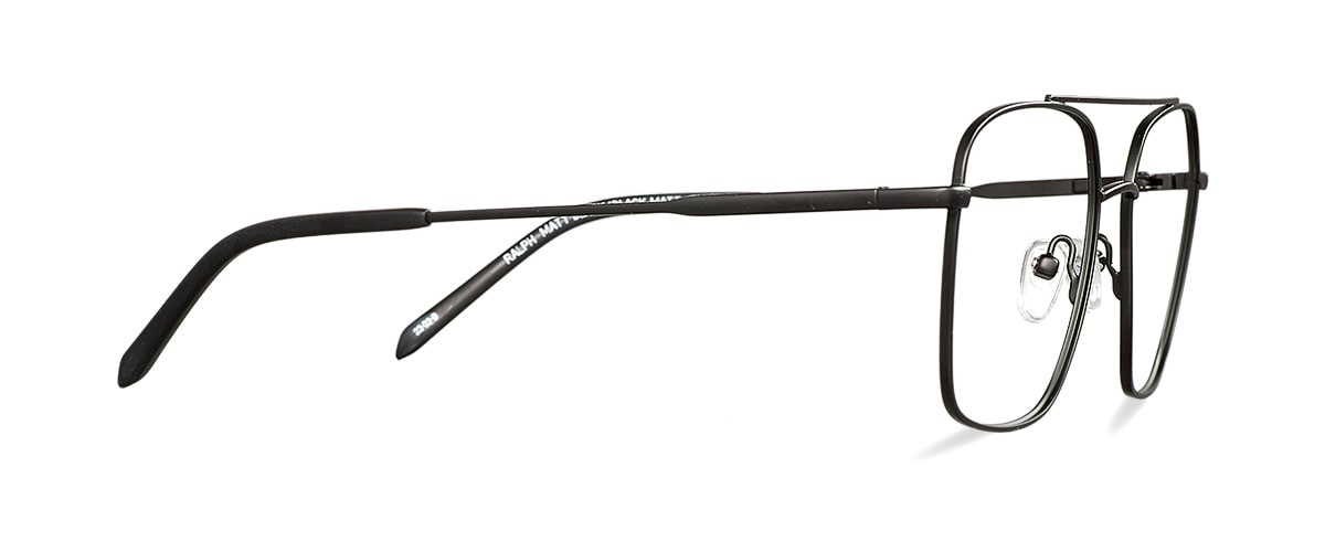 Čiré brýle Ralph Matt Black/Black Matt
