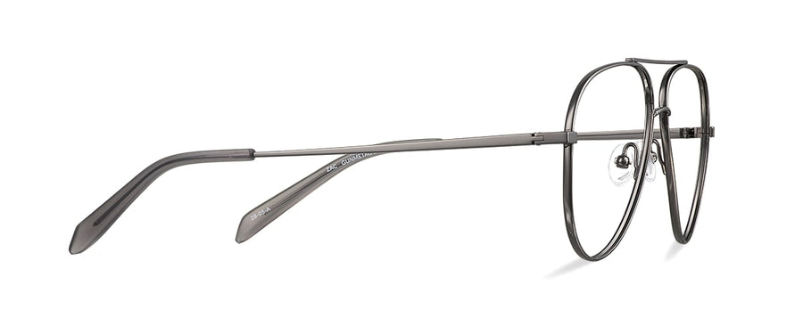 Počítačové brýle Zac Gunmetal/Smoke