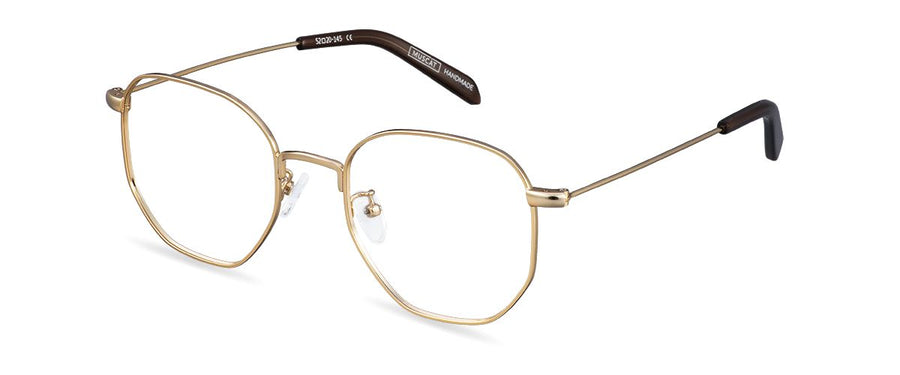 Čiré brýle Archie Gold/Americano