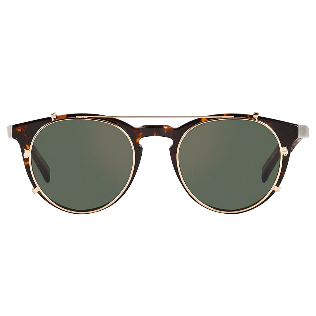 Clipon na brýle Ellis Wide Gold/Green