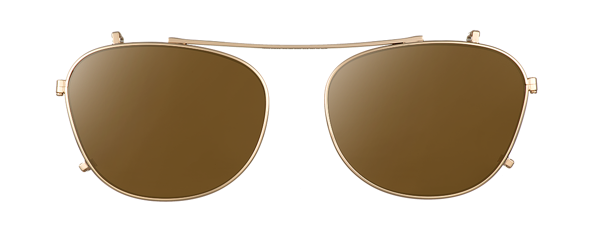 Clip on Sun Belova - Gold/Brown