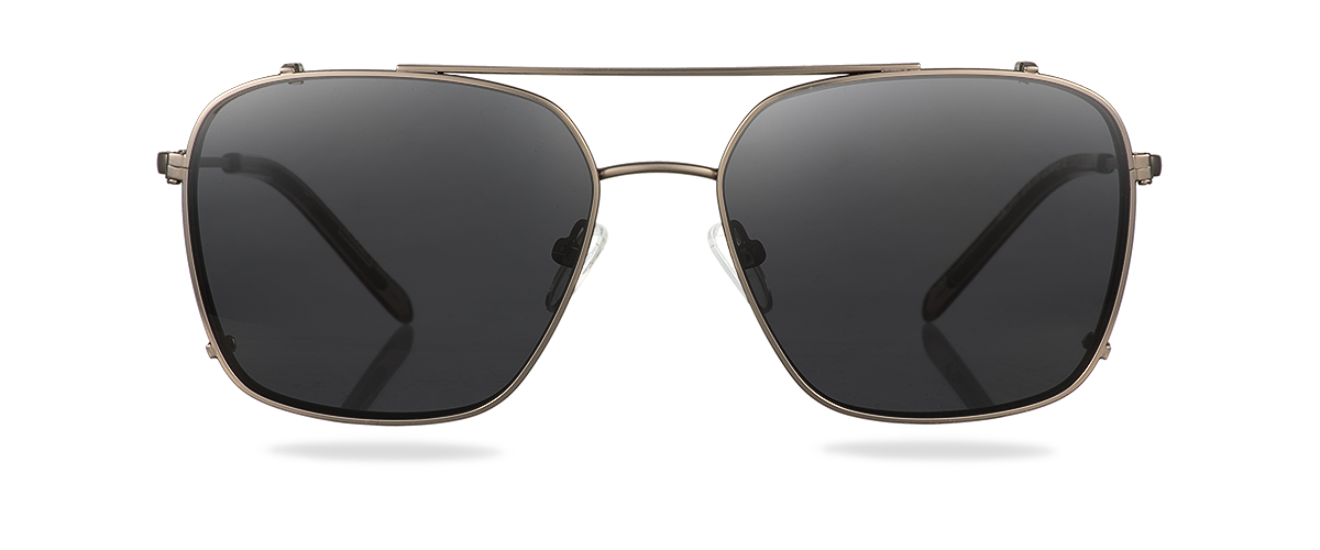 Clip on Sun Ralph - Satin Gunmetal/Smoke