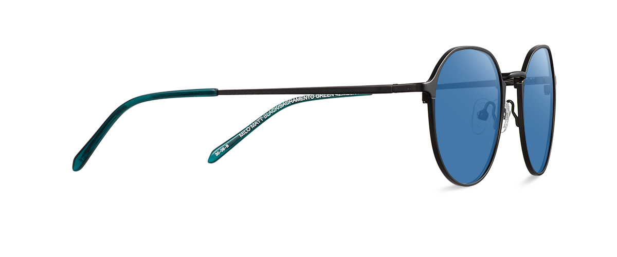 Sluneční brýle Milo Matt Black/Sacramento Green