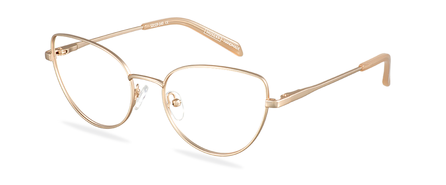Dioptrické brýle Sofia Satin Gold/Milky Tea