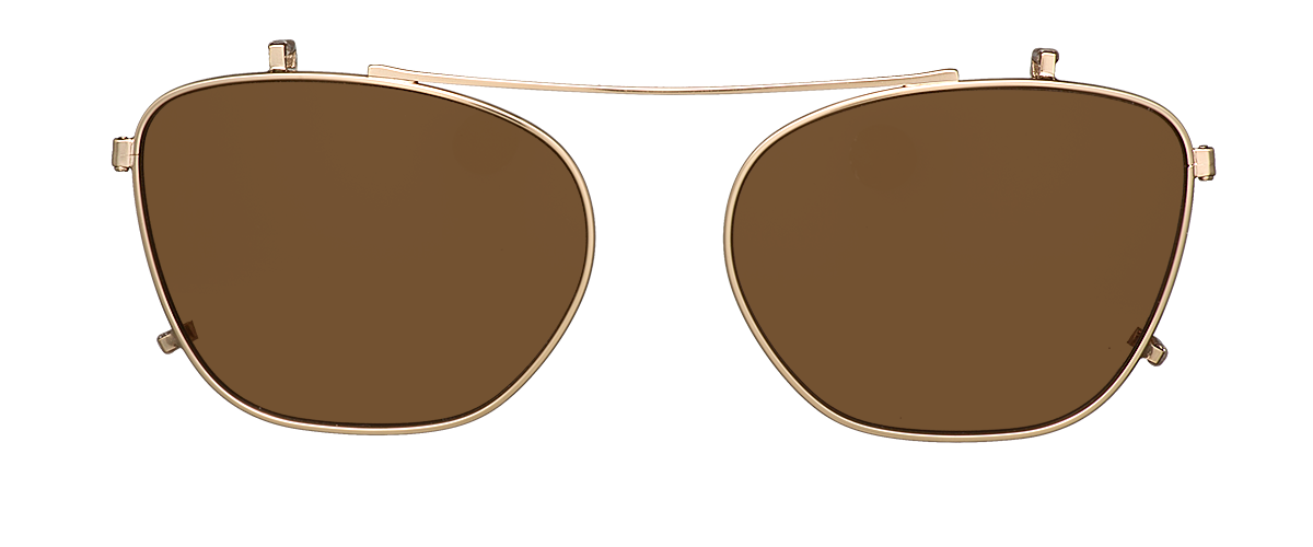 Clipon na brýle Renee Gold/Brown