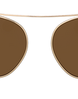 Clipon na brýle Renee Gold/Brown