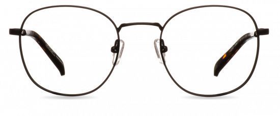 Čiré brýle Leo Matt Black/Dark Havana