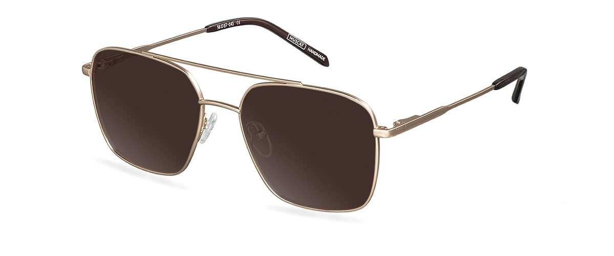 Sluneční brýle Ralph Satin Gold/Cocoa Brown