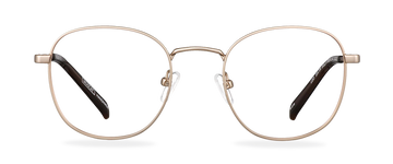 Čiré brýle Leo Satin Gold/Americano