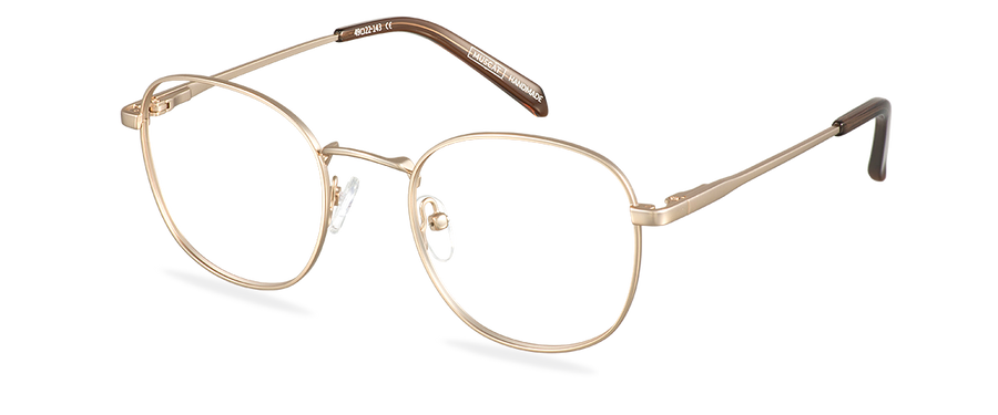 Dioptrické brýle Leo Satin Gold/Americano