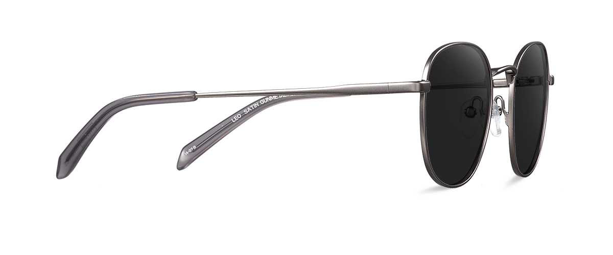 Sluneční brýle Leo Satin Gunmetal/Smoke