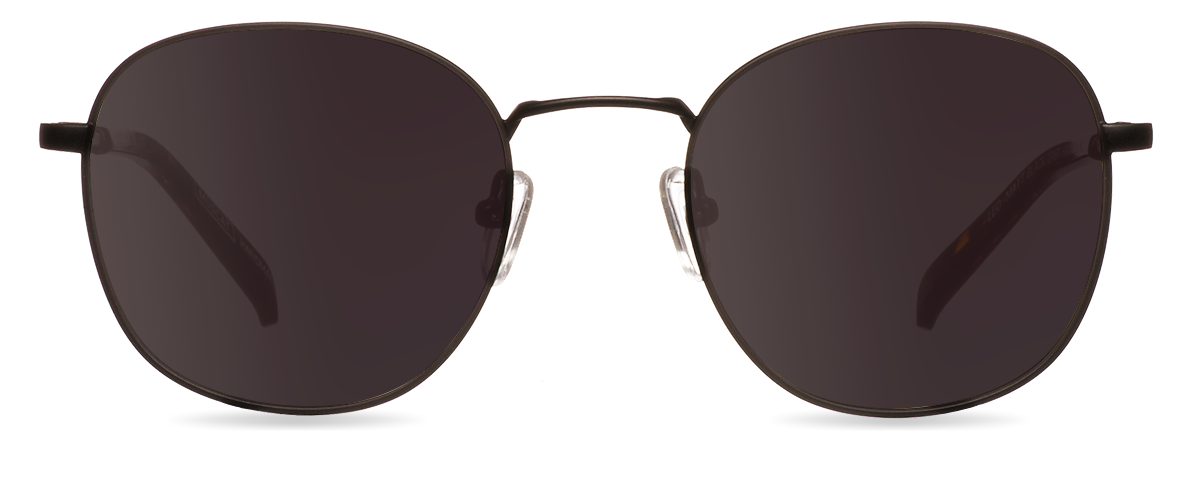 Sluneční brýle Leo Matt Black/Dark Havana
