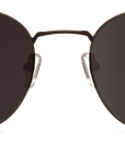 Sluneční brýle Leo Matt Black/Dark Havana