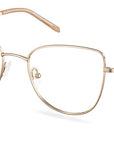 Čiré brýle Ella Gold/Milky Tea