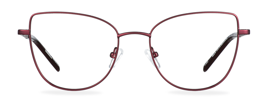 Čiré brýle Ella Satin Burgundy/Burgundy