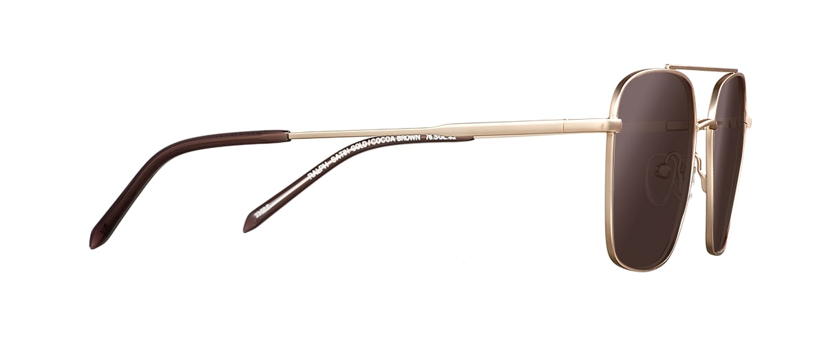 Sluneční brýle Ralph Satin Gold/Cocoa Brown