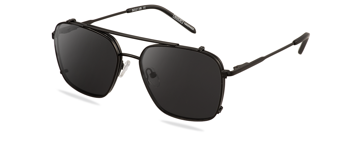 Clip on Sun Ralph - Matt Black/Smoke