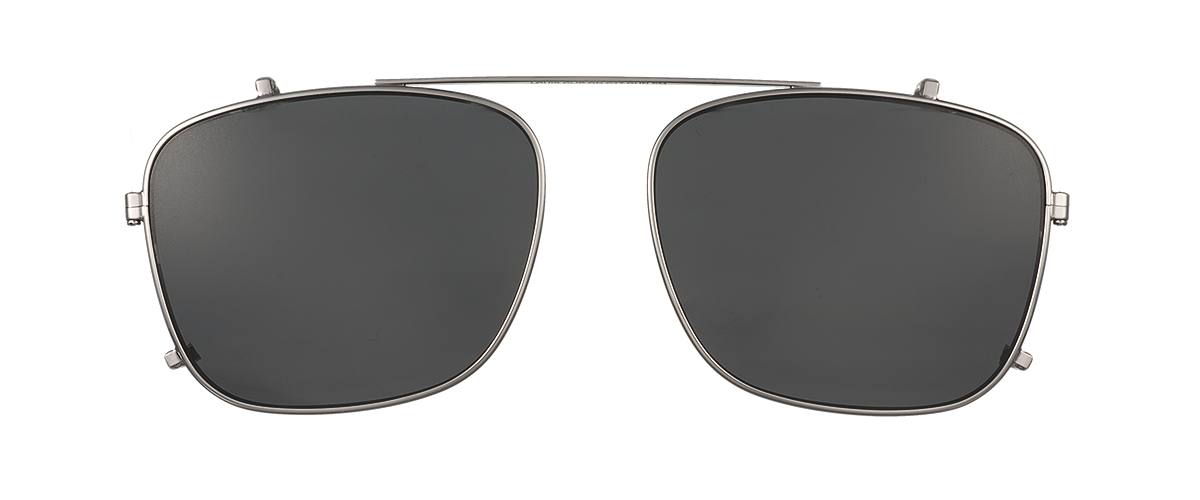 Clip on Sun Louis- Gunmetal/Smoke