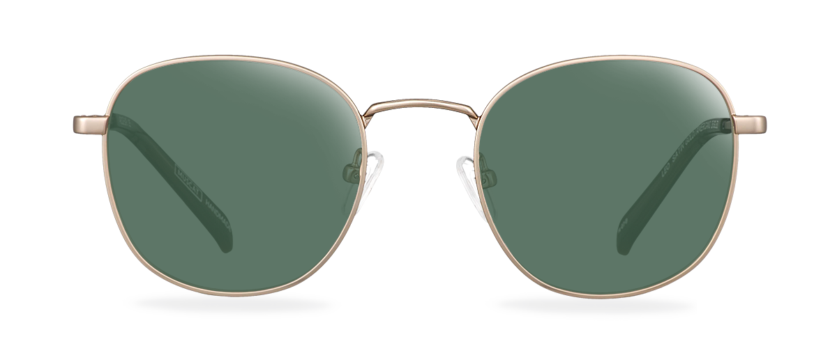Sluneční brýle Leo Satin Gold/Americano