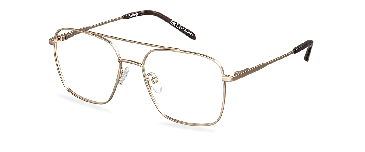 Čiré brýle Ralph Satin Gold/Cocoa Brown