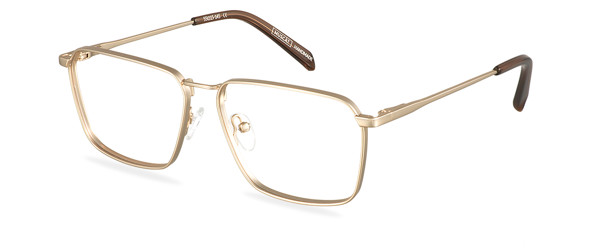 Dioptrické brýle Bruce Satin Gold/Americano