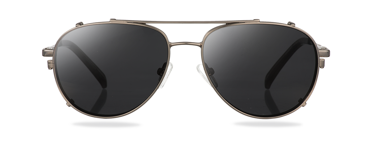 Clip on Sun Cooper - Gunmetal/Smoke