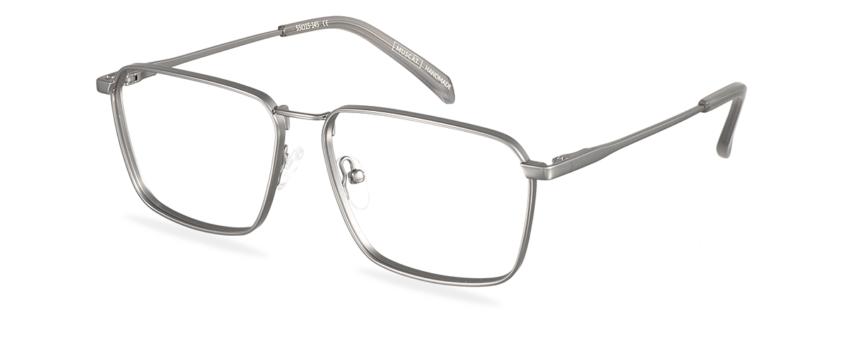 Čiré brýle Bruce Satin Gunmetal/Smoke