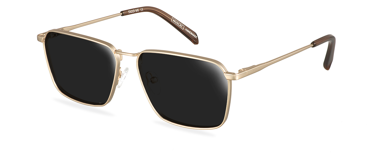 Sluneční brýle Bruce Satin Gold/Americano