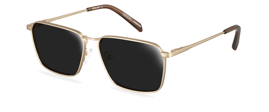 Sluneční brýle Bruce Satin Gold/Americano