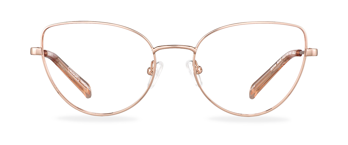 Čiré brýle Sofia Rose Gold/Rose Water